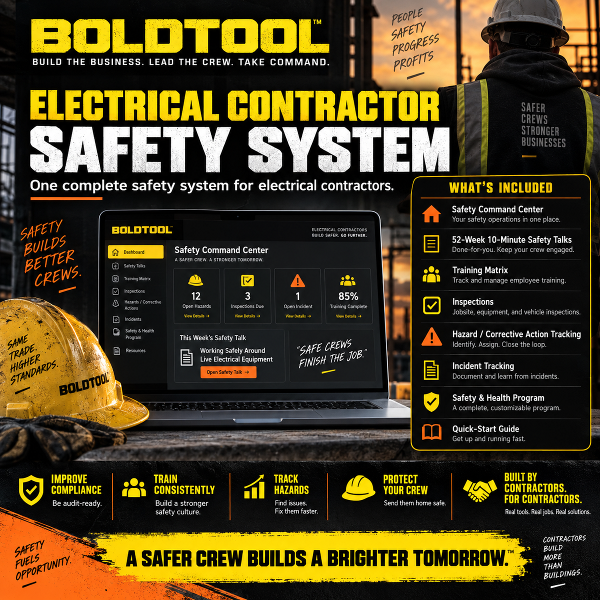 BOLDTOOL Electrical Contractor Safety System